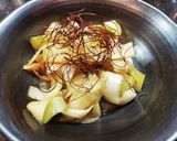 大根の皮のきんぴら作り方3写真