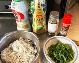 フライパン１つで釜揚げしらすのパスタ作り方2写真
