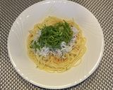フライパン１つで釜揚げしらすのパスタ作り方3写真