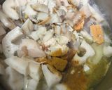 ホタテとれんこんのカレー粉スープ作り方1写真
