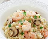 炊飯器で作る「和風エビピラフ」作り方1写真
