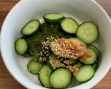 めかぶときゅうりの梅和え作り方3写真