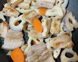 豚肉とレンコンの簡単炒め作り方4写真