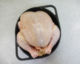 ダッチオーブンで丸鶏の蒸し焼き♪作り方4写真