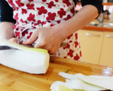 大根を丸ごとレシピ/大根の皮きんぴら作り方1写真