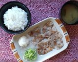 再現、松屋の豚焼肉ライスセット♪作り方4写真