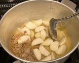 かぶとほうれん草のミルク味噌汁作り方4写真