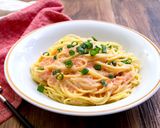 レンジで簡単！濃厚明太クリームパスタ作り方6写真