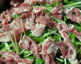 簡単★水菜と豚肉蒸し(無水鍋QC使用)作り方2写真