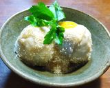 里芋の揚げ出しみぞれ煮 発酵玉葱 作り方11写真