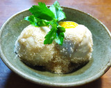 里芋の揚げ出しみぞれ煮　発酵玉葱　作り方11写真