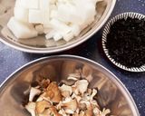 【腸活】大根ひじきサバ缶舞茸、和のカレー作り方1写真