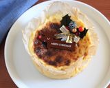 夫が愛する♡生チョコバスクチーズケーキ作り方10写真
