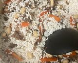 中華風☆大豆と牛肉のおこわ作り方8写真