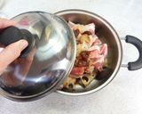 豚肉と蓮根の蒸し煮作り方4写真