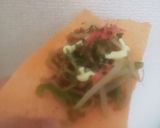 おやつにタコせんべい&焼きそば海老せん作り方7写真