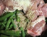 鶏もも肉といんげんの甘辛炒め作り方2写真