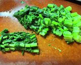 大根葉とラム肉の味噌炒め作り方3写真