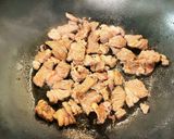 大根葉とラム肉の味噌炒め作り方5写真