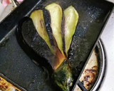 茄子一本ステーキ レモンねぎ味噌作り方1写真