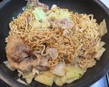 イベリコ豚と高級卵の蘭王で 日清焼きそば作り方11写真