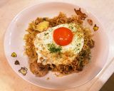 イベリコ豚と高級卵の蘭王で 日清焼きそば作り方14写真