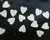 材料4つ★ハートのひとくちチョコパイ作り方1写真