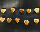 材料4つ★ハートのひとくちチョコパイ作り方3写真