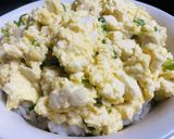 バーナーは便利・玉子豆腐のマヨ炙り丼作り方10写真