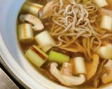 ネギと椎茸の香り豊かな年越しそば作り方8写真