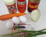 超簡単！基本の家庭チャーハンキムチ味作り方1写真
