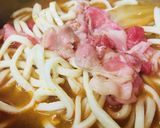 プチッと鍋●豚肉＆玉子のキムチ鍋焼うどん作り方1写真