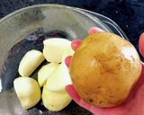 蓮根のポテトサンド・アンチョビ風味作り方2写真