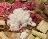 飛騨牛と飛騨ネギのすき焼き作り方3写真