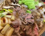 飛騨牛と飛騨ネギのすき焼き作り方4写真