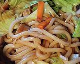 冷凍うどんで簡単ランチ♪焼きうどん作り方5写真