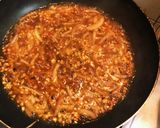 のり佃煮と玉ねぎの納豆パスタ作り方3写真