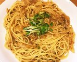 のり佃煮と玉ねぎの納豆パスタ作り方5写真