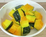 レンジで簡単！ゴロゴロかぼちゃ作り方1写真