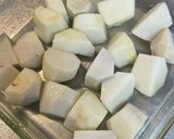 揚げ里芋のしらす餡かけ♪作り方1写真