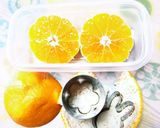 可愛いみかんの皮おむすび弁当作り方3写真