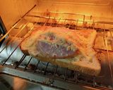 揚げないハムカツトースト作り方4写真