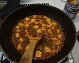 こぶみかんの葉がアクセントの麻婆豆腐作り方10写真