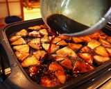 おせち〜ホットプレートでぶりの照り焼き作り方3写真