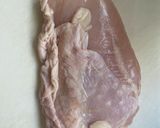 鶏の香草パン粉焼き作り方1写真
