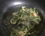春菊の天ぷら かき揚げ風作り方3写真