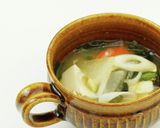 大根入り具沢山味噌汁作り方3写真