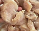 大好評！超ジューシーはちみつ鶏むね唐揚げ作り方1写真