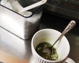 抹茶アイスラテ作り方1写真