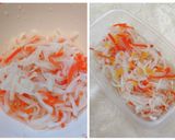 優しいお味の紅白なます柚子皮入り♬作り方4写真